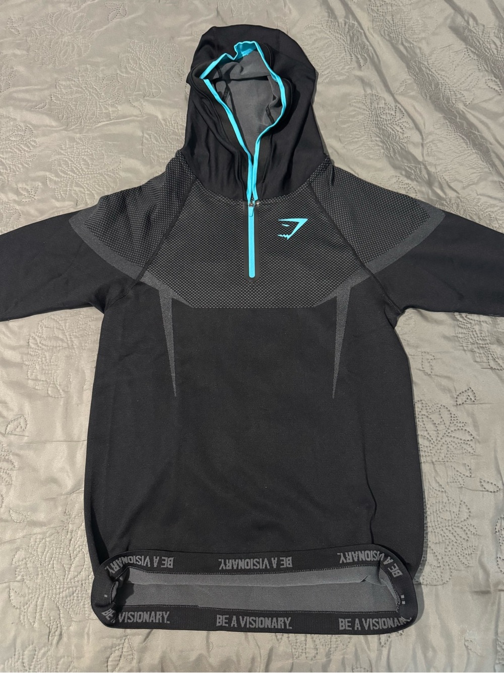 Gymshark Onyx V5 Hoodie Black/Blue
